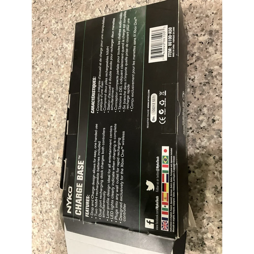 Nyko 2 Charge Base Controller Charging Solution for XBOX One